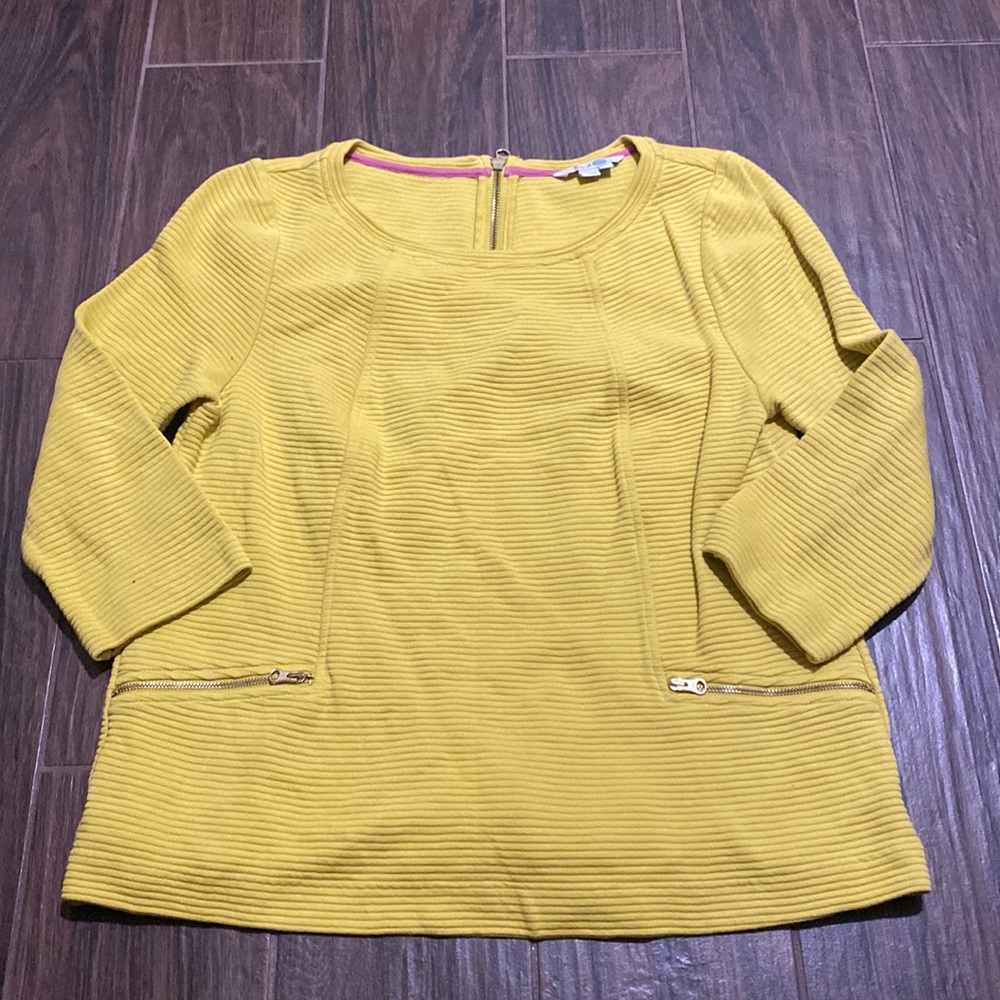 Boden yellow sweater